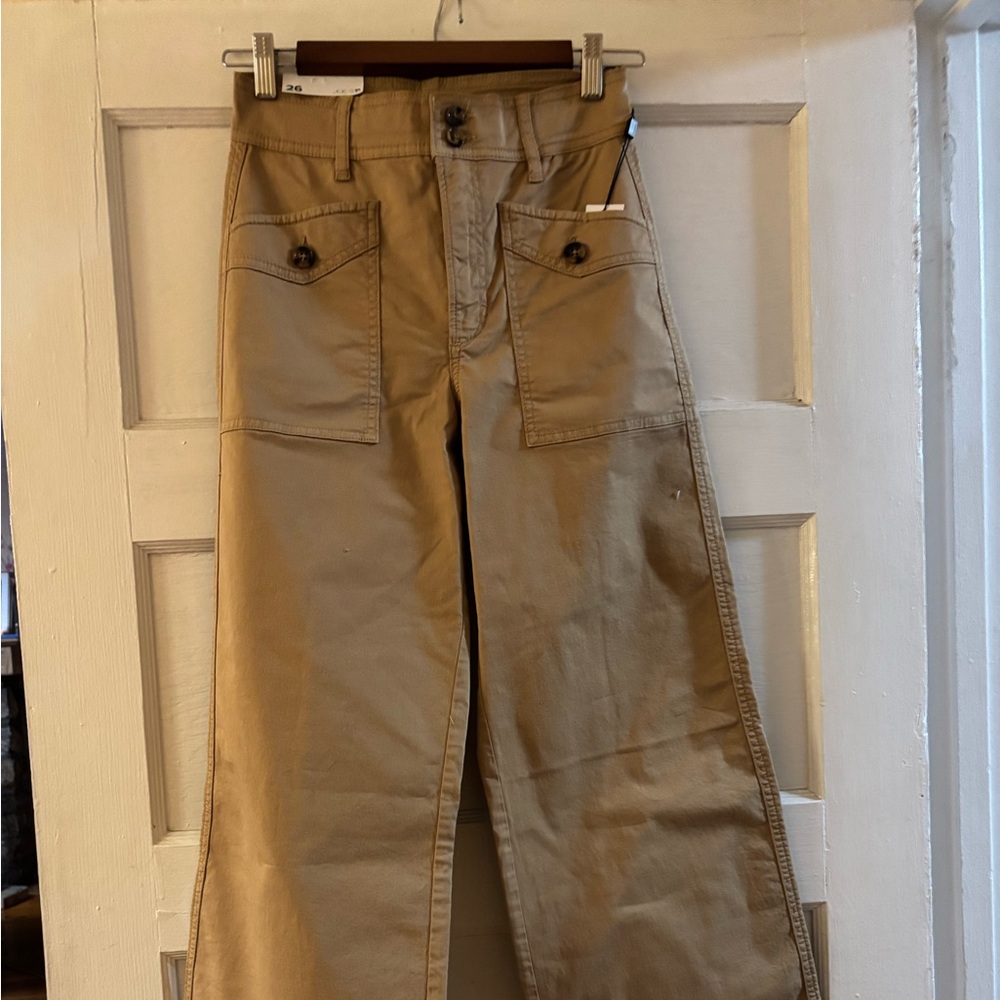 Joe's Jeans Tan Wide-Leg Pants